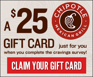 Cost-free $25 Chipotle Cafe Reward Card Ginas Kokopelli photo regarding Chipotle Printable Coupon called No cost $25 Chipotle Cafe Reward Card Ginas Kokopelli